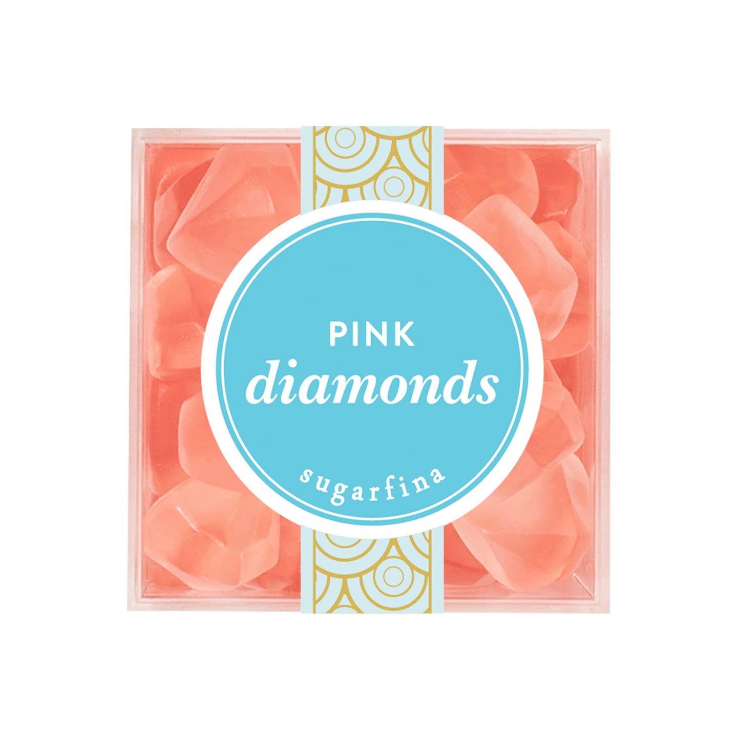 Pink Diamonds Candy Cube