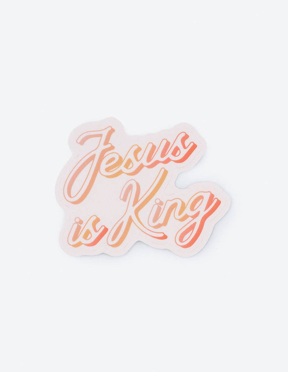 Jesus Is King Sticker