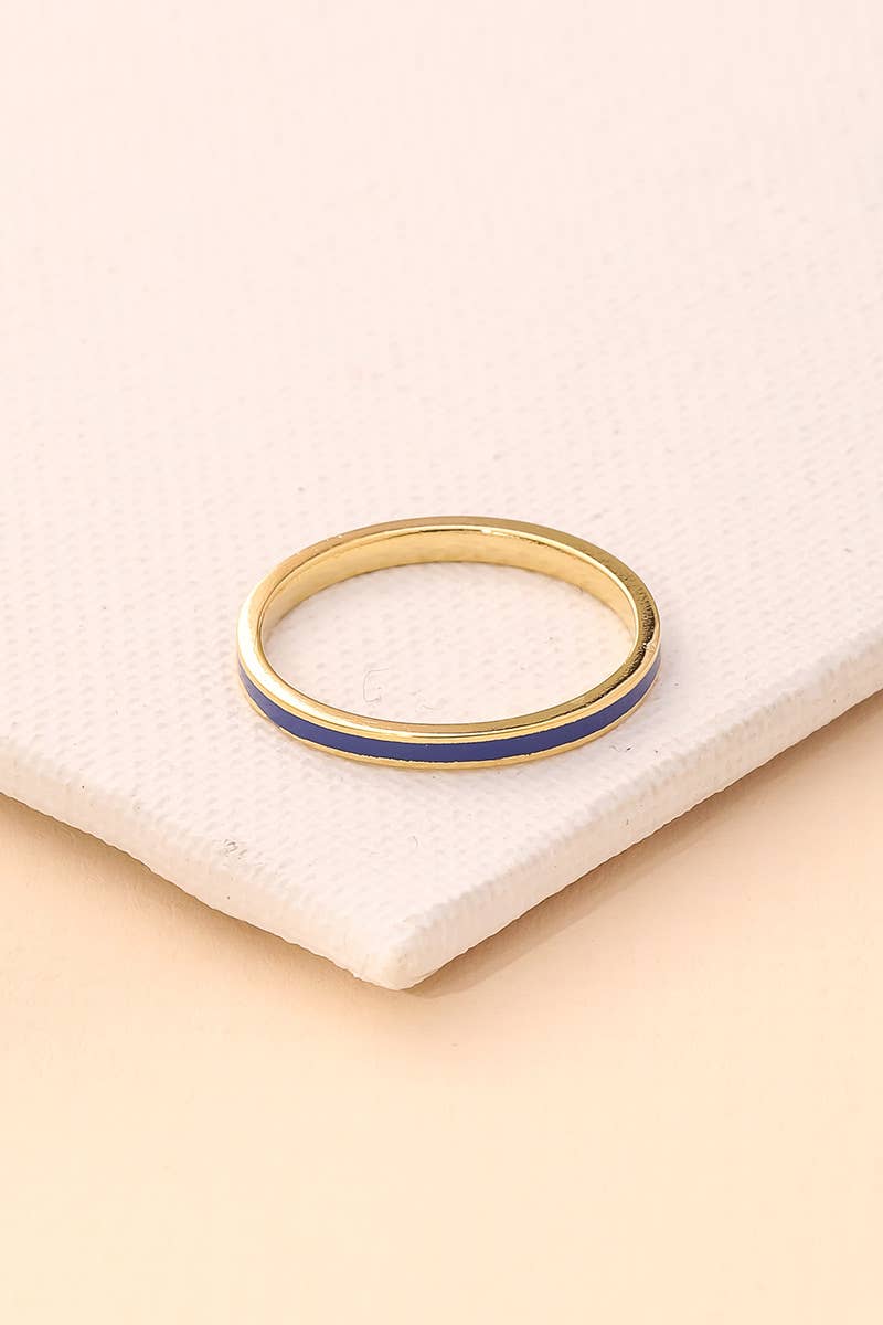 Delicate Enamel Fashion Ring
