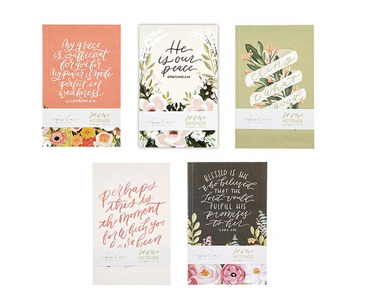 floral christian faith notebooks