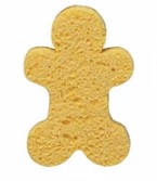 Sisal and Cellulose Holiday Icon Shaped Sponges
