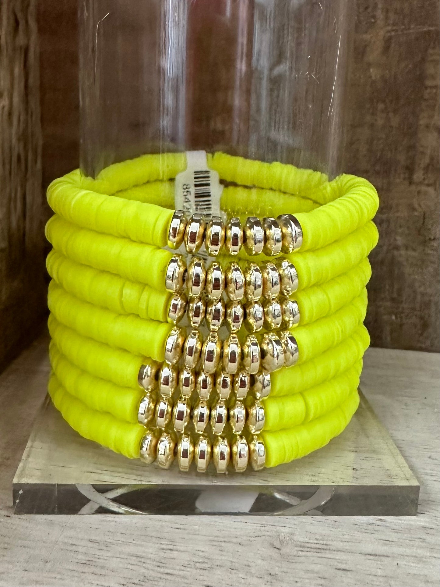 Golden Stone Bohemian Bead Stretch Bracelets
