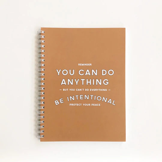 you can do anything spiral journal 