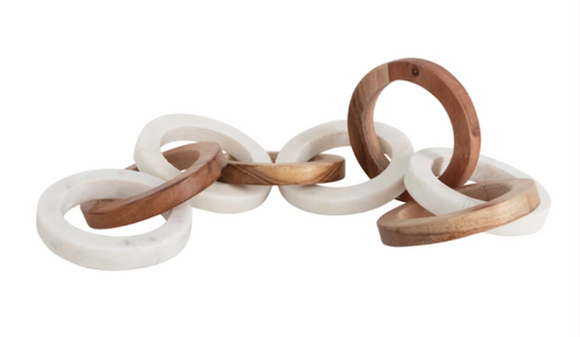 Wood + Marble Chain