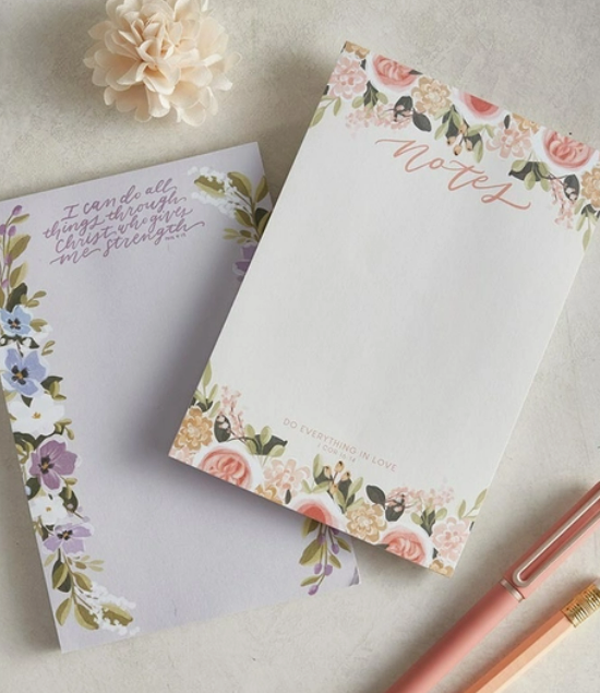 Floral Notepad