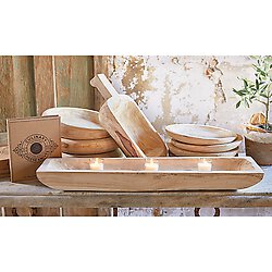 Paulownia Wood Rectangle Tray Collection
