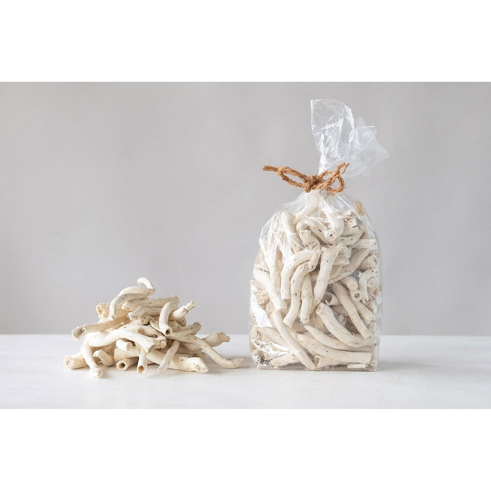 Dried Natural Cauliflower Root in Bag, Bleached