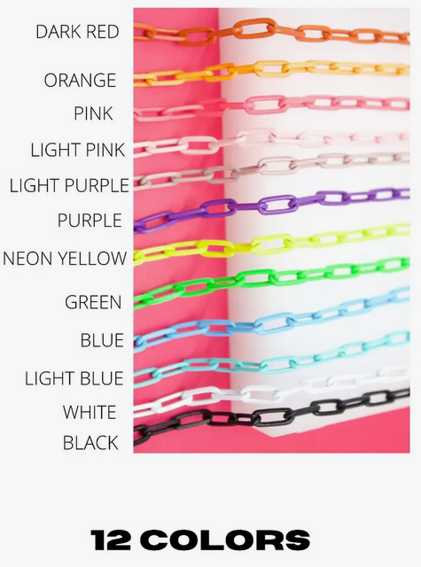 Colored Paperclip Bracelet