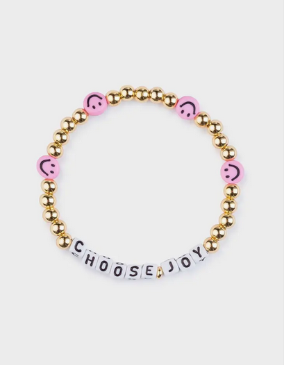 Choose Joy Letter Bracelet