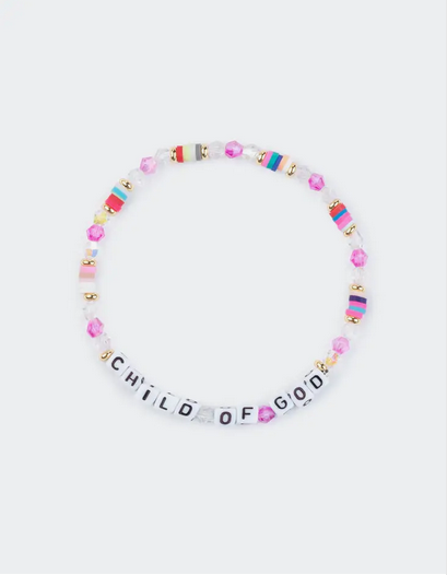 Child Of God Letter Bracelet