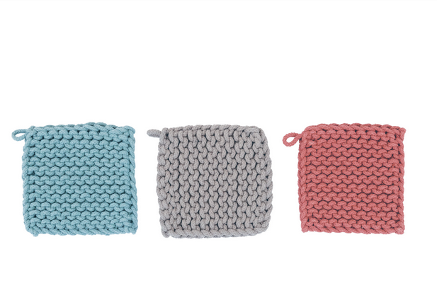 Cotton Crocheted Pot Holder