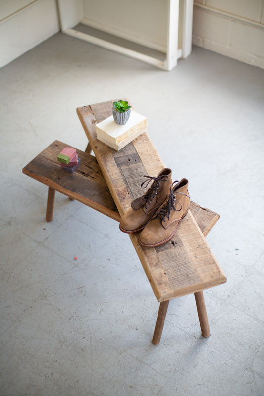 Recycled Wood Benches