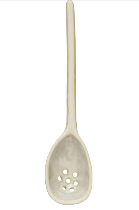 Stoneware Strainer spoon
