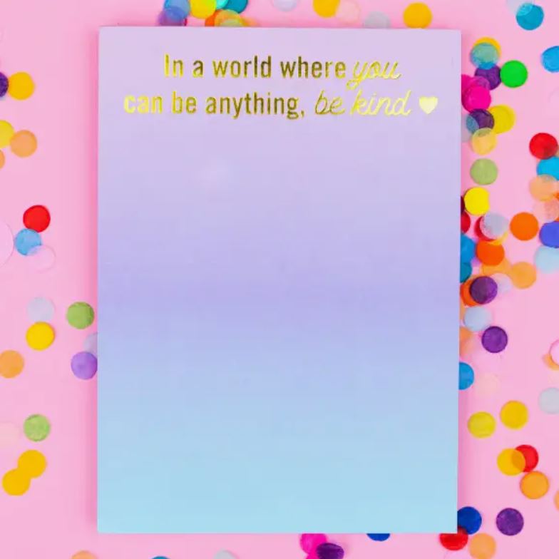Be Kind Notepad with Magnet