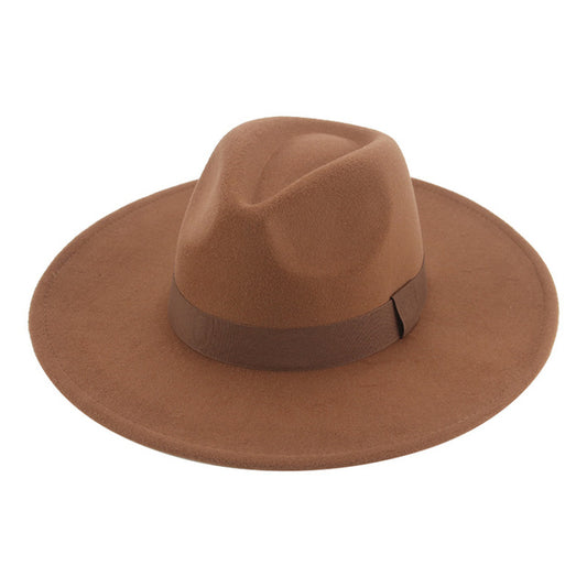 brown fedora hat