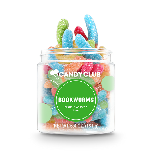 BookWorms: Mini Candy Gummy Worms