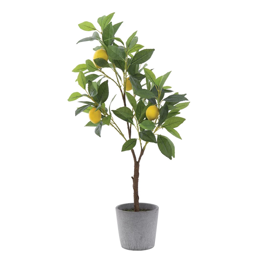 Faux Lemon Tree