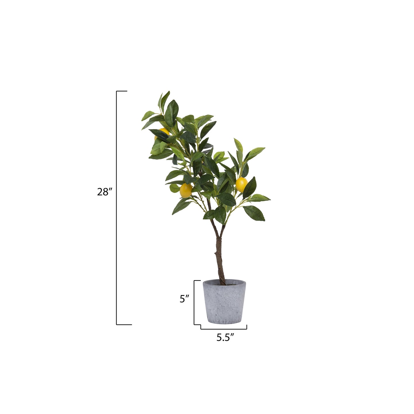 Faux Lemon Tree