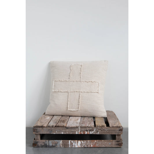 swiss cross pillow