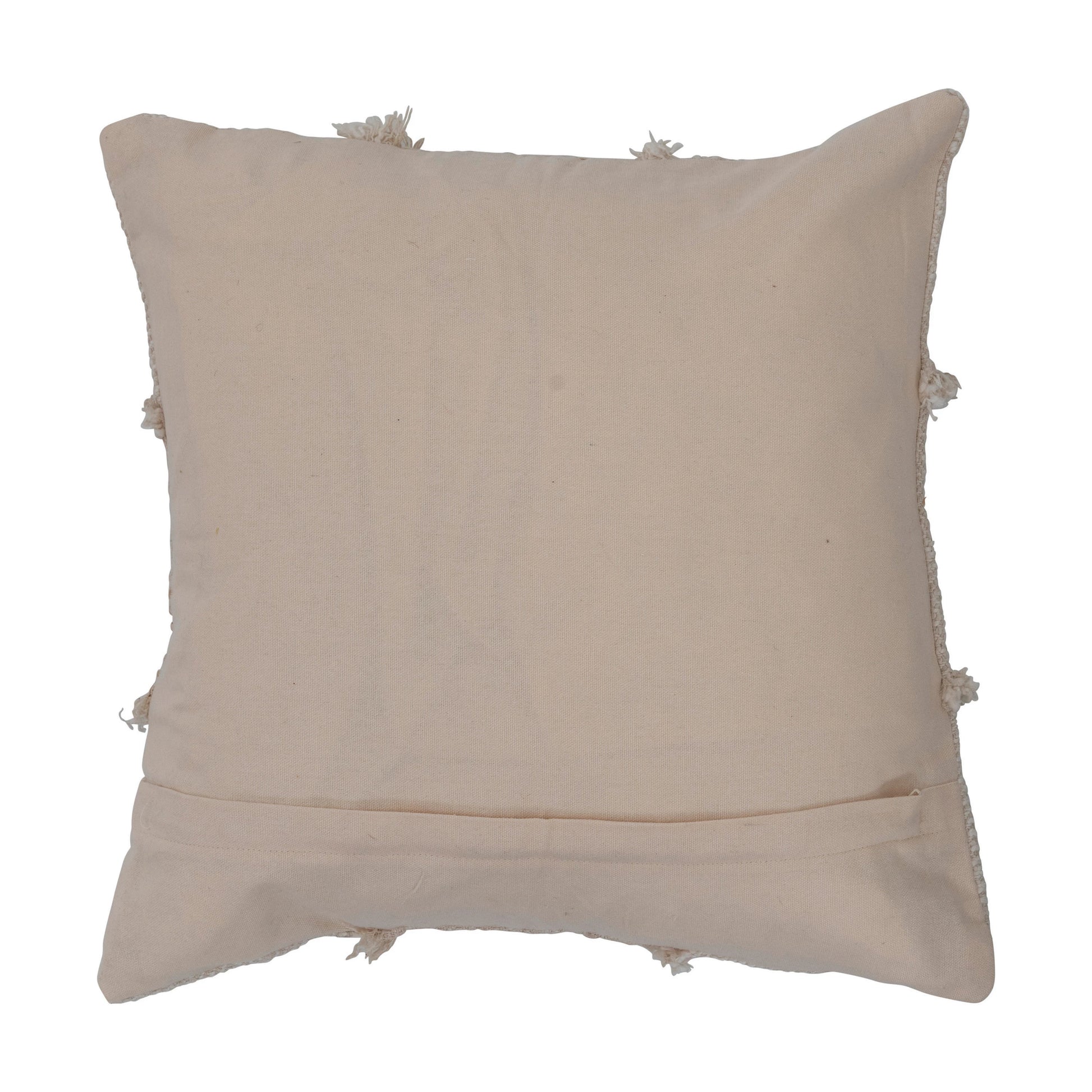 Cotton and wool pillow
