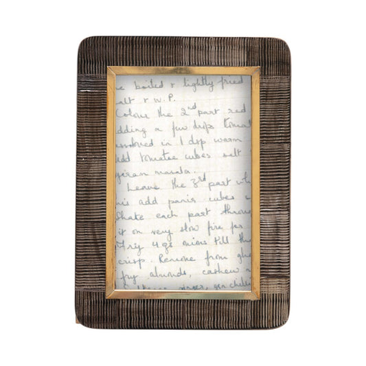 5 x7 Black Horn Frame