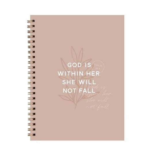 god is within her spiral journal 