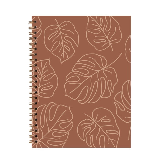 brick leaf spiral journal 