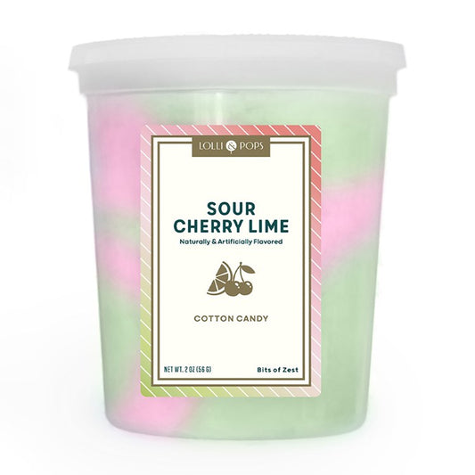 L&P Sour Cherry Lime Cotton Candy