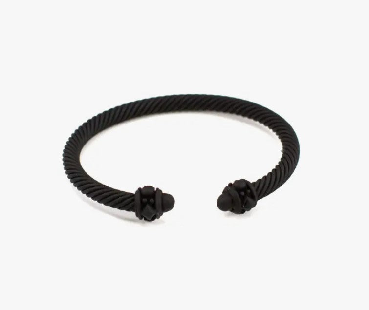 matte noir cuff bracelet