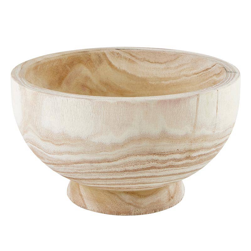 Paulownia Wood Serving Bowl