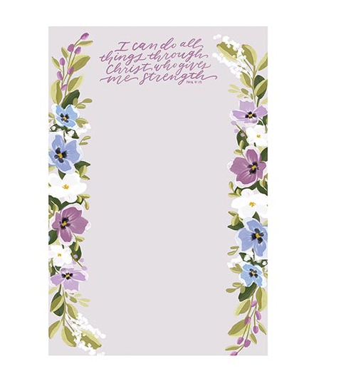 Floral Notepad