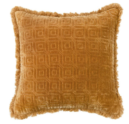 Velvet Patterned Pillow