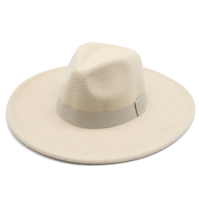 white fedora hat